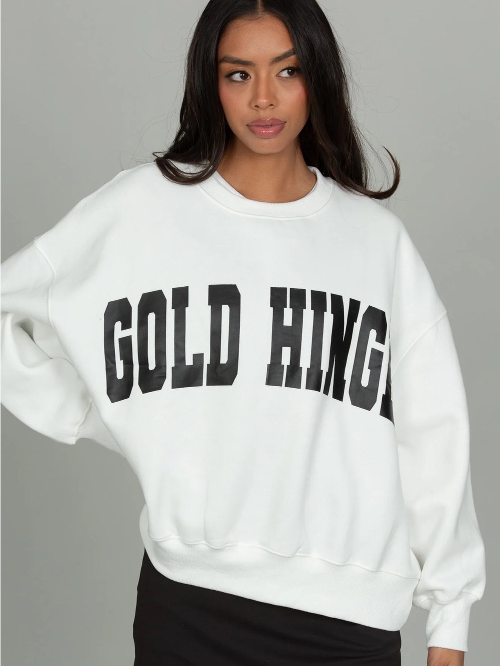 Gold Hinge Wide Arm Crewneck Sweatshirt